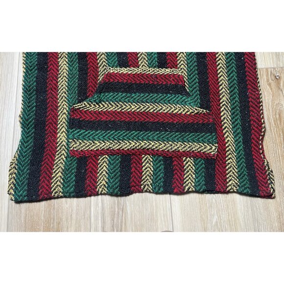 Baja Joe Mexican Surfer Skater Poncho Hoodie Sweater - Men Small - Picture 4 of 16